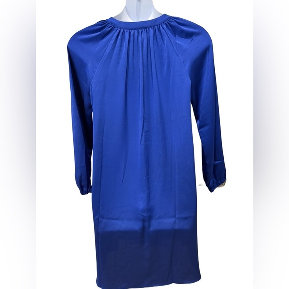 Lily Pulitzer Long Sleeve Satin Dress in Large - Picture 4 of 8